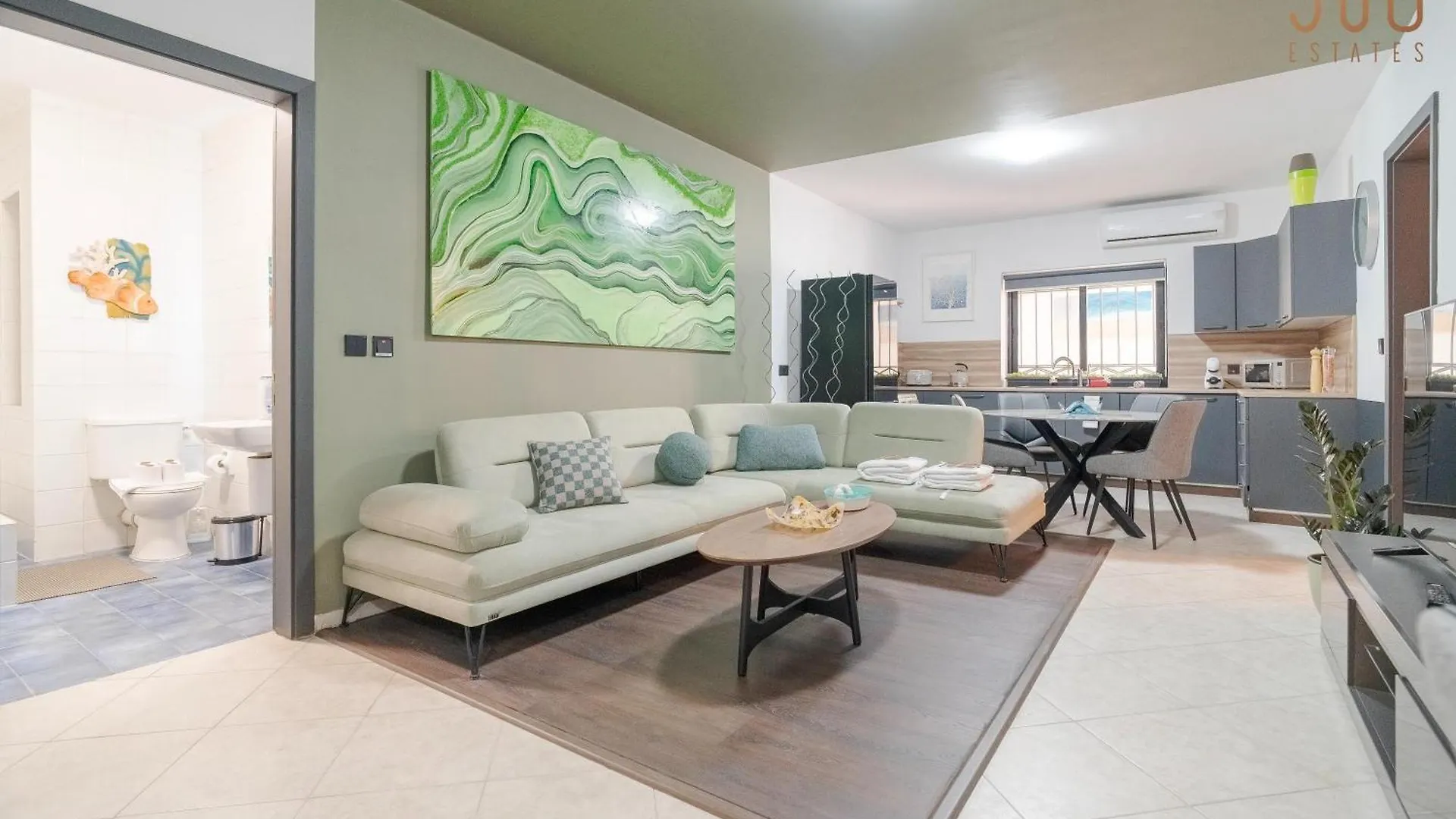 A 2Br Maisonette Fully Equipped With Ac In St Julians By 360 Estates San Ġiljan 0*,  Malta